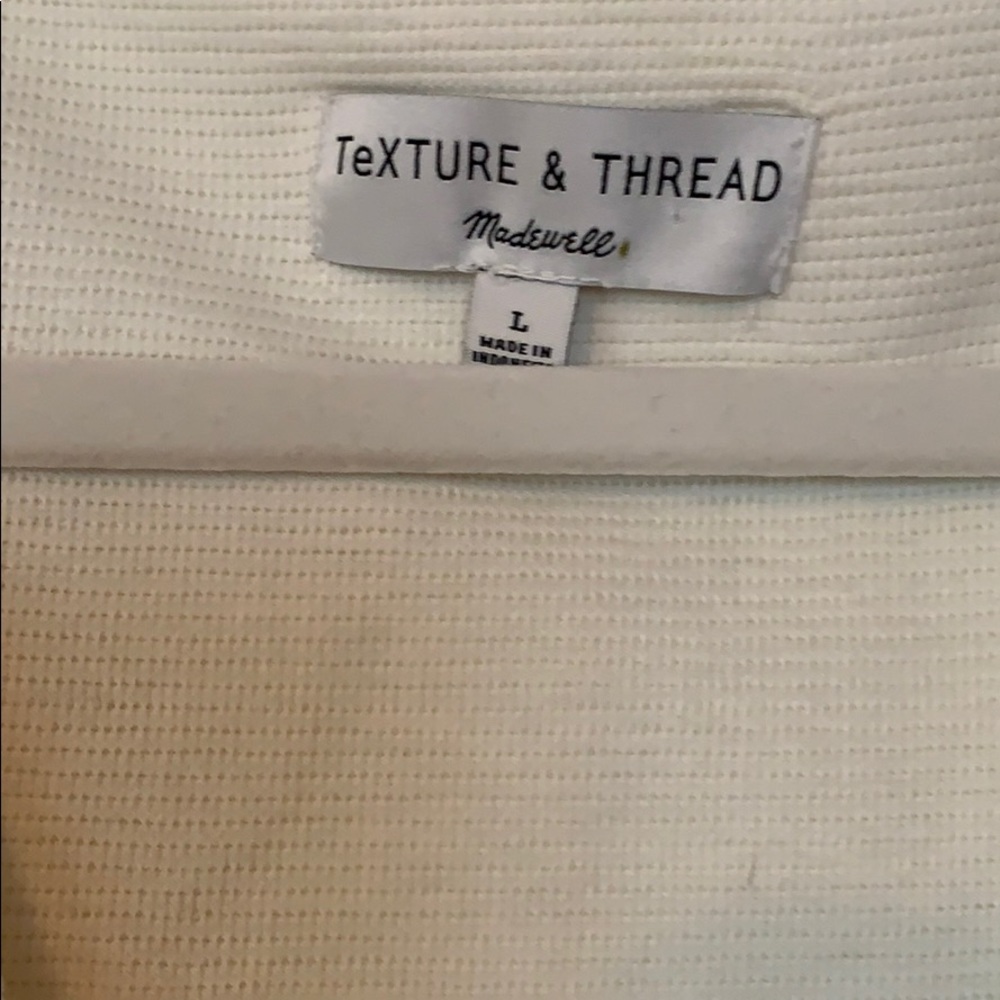 Madewell Texture And Thread Top. Nwot - image 2